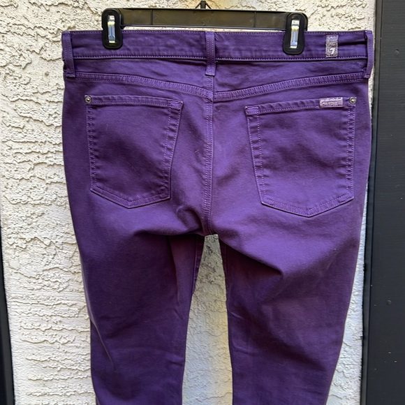 7 For All Mankind purple jeans - Picture 3 of 4